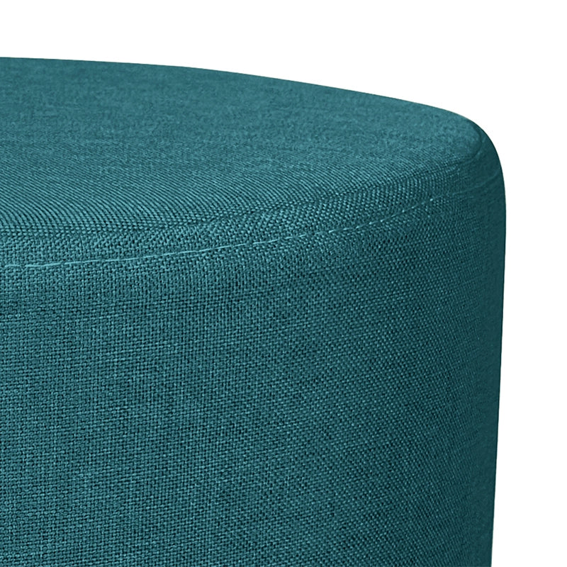 Pouf divano, pouf poggiapiedi blu petrolio – Nemo - SG27NEPL