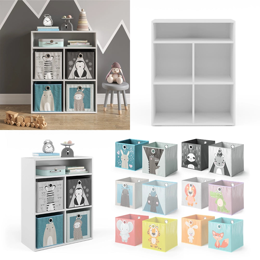 Vicco Libreria bambini Bianco 72 x 90.2 cm 4 materie