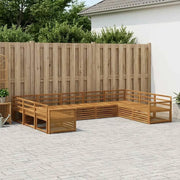 Set di divani da esterno 9 pcs Naturale 3383837