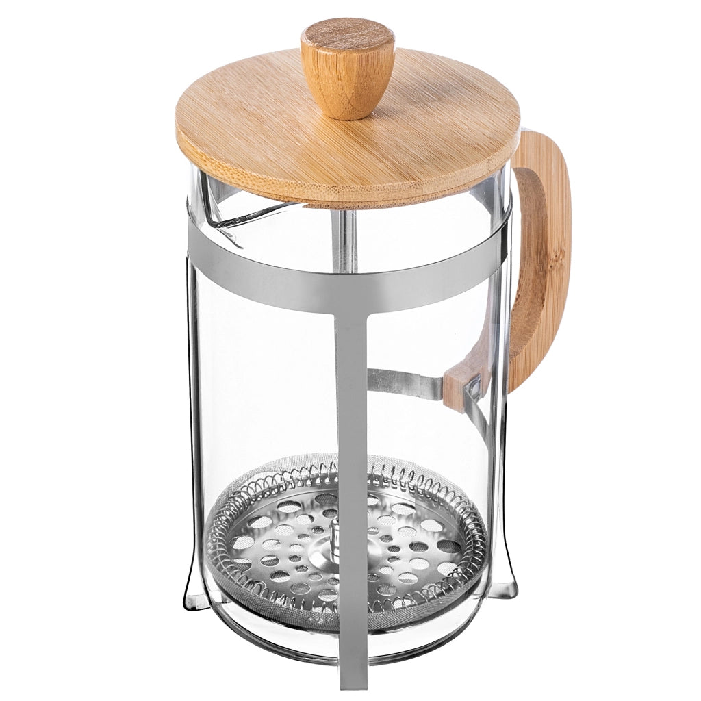 Infusore per tisane e caffè KADAX, con pistone, caraffa in vetro e filtro, 800 ml.