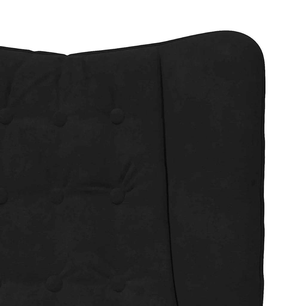 poltrona Nero 63 x 67 x 94 cm Velluto 42001820