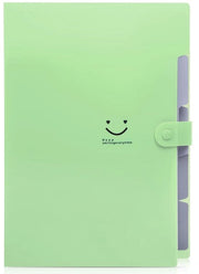 Organizzatore di Documenti - Mappen per A4 - Documenti Organizzatore con 5 cassettoni - Mappe espandibili con chiusura a scomparsa - Adatto per studi casalinghi - 32,5 cm * 24 * 1,7 cm