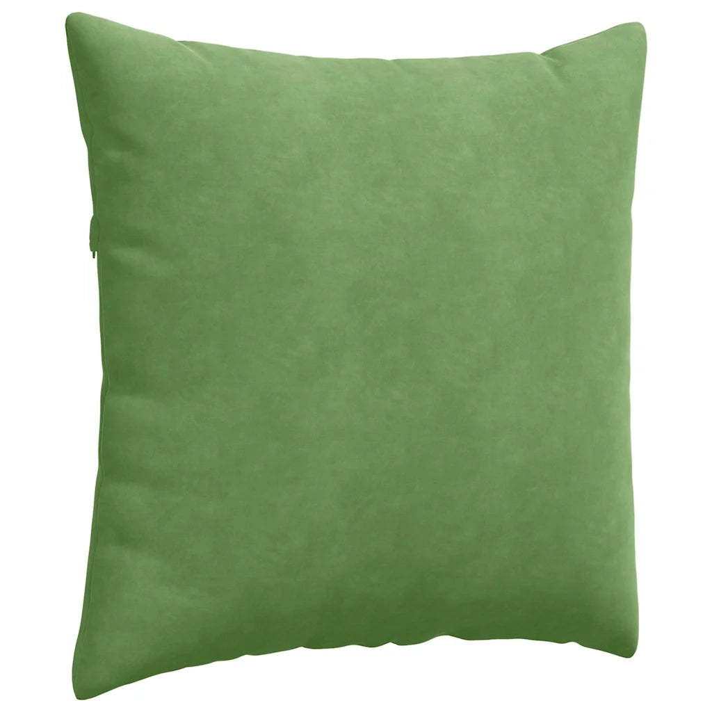 Cuscini da Divano 2 pz-Set di 2 Cuscini per Sofa Verde chiaro 60 x 60 cm
