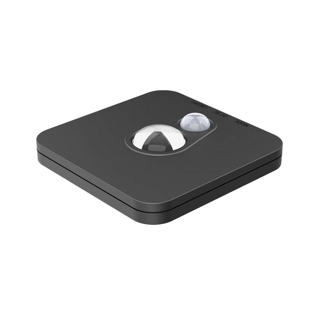 Lampada sottopensile nera quadrata PIR USB-C CCT Stanley