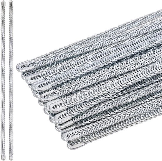Corset in Metallo 30 Pezzi - Acciaio Inossidabile - Solido/Flessibile - Dimensioni 5,5 mm x 240 mm x 1,5 mm - Per Abito/Ricamo - Perfetto Equilibrio Tra Rigidezza e Comfort - Corsetteria