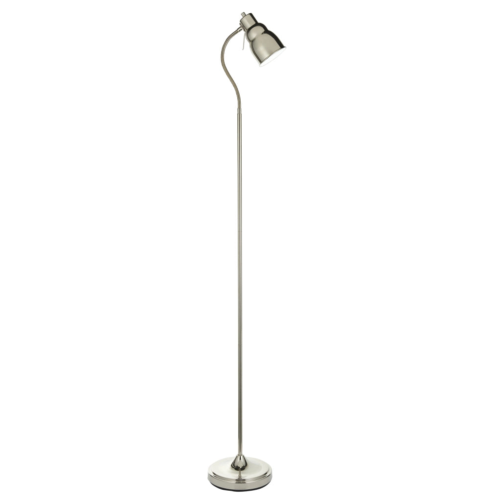 Lampada da terra nichel flessibile GU10 Endon Classic Flexi