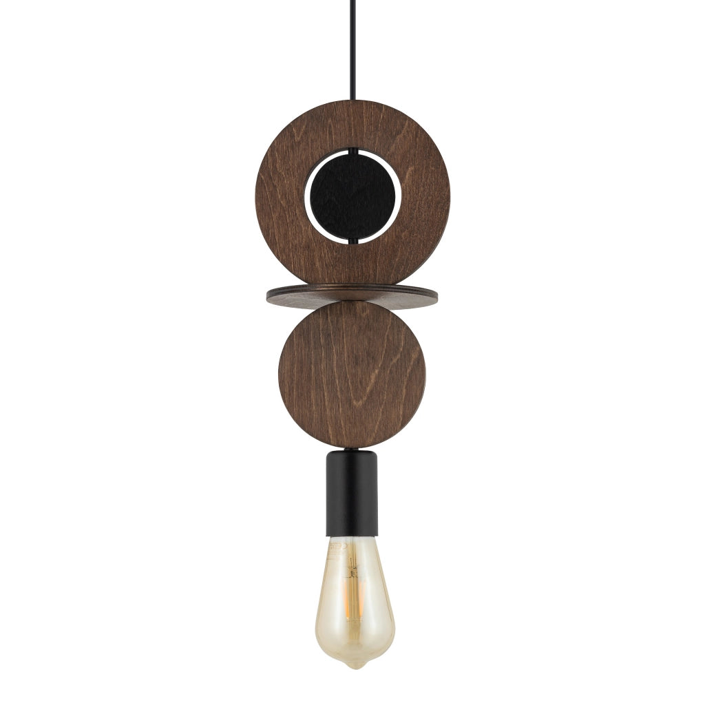 Lampada a sospensione Drops Wood C E27 Nowodvorski 11175