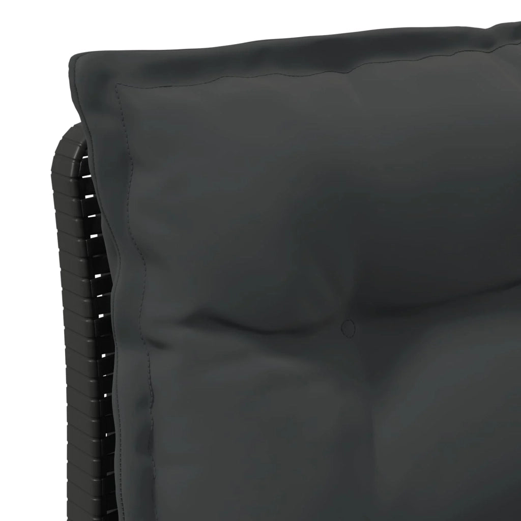 Divano da esterno-Divano da Giardino a 1 Posto con Cuscini Aspetto Rattan PP 256325