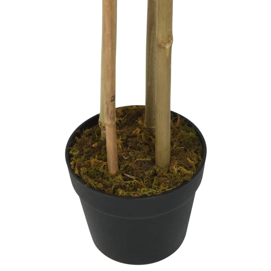 Albero Bambù Artificiale 1216 Foglie 180 cm Verde 358978
