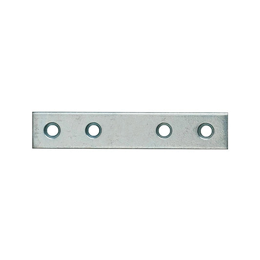 Lastrine di giunzione diritte - 100 x 15 mm. - zincato - 4 pz.