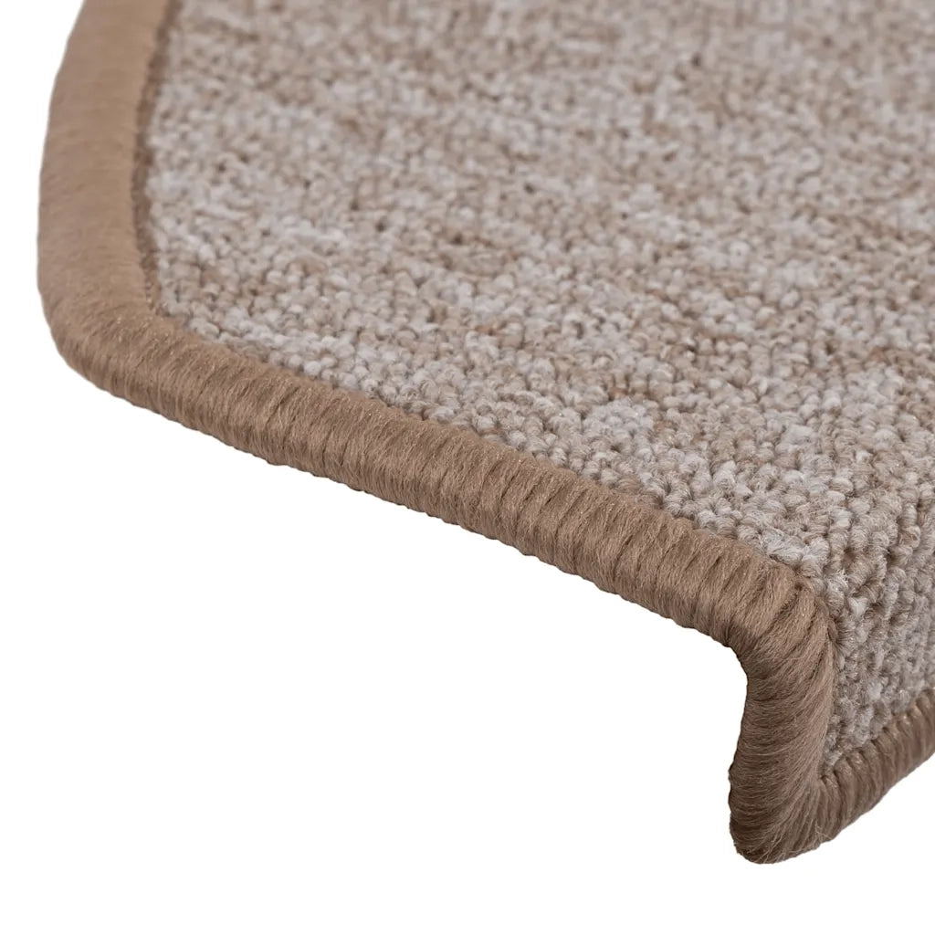 Tappetini per scale 30 pz 65x24x4 cm Marrone chiaro Semicircolari Grandi 3365751