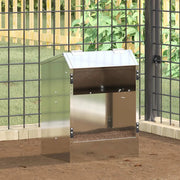 Mangiatore per conigli Argento 64.5 x 25.5 x 45.5 cm 874593
