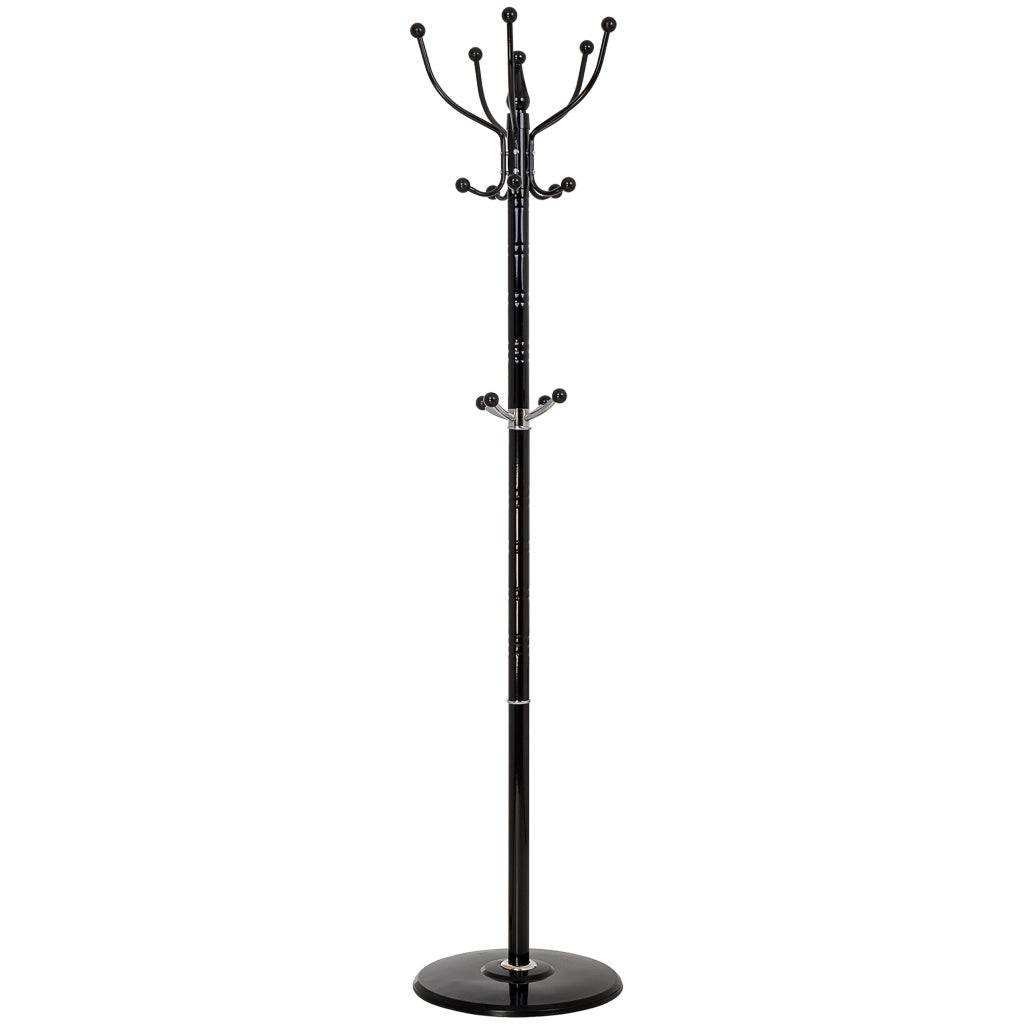 Perchero de metal negro 176h cm