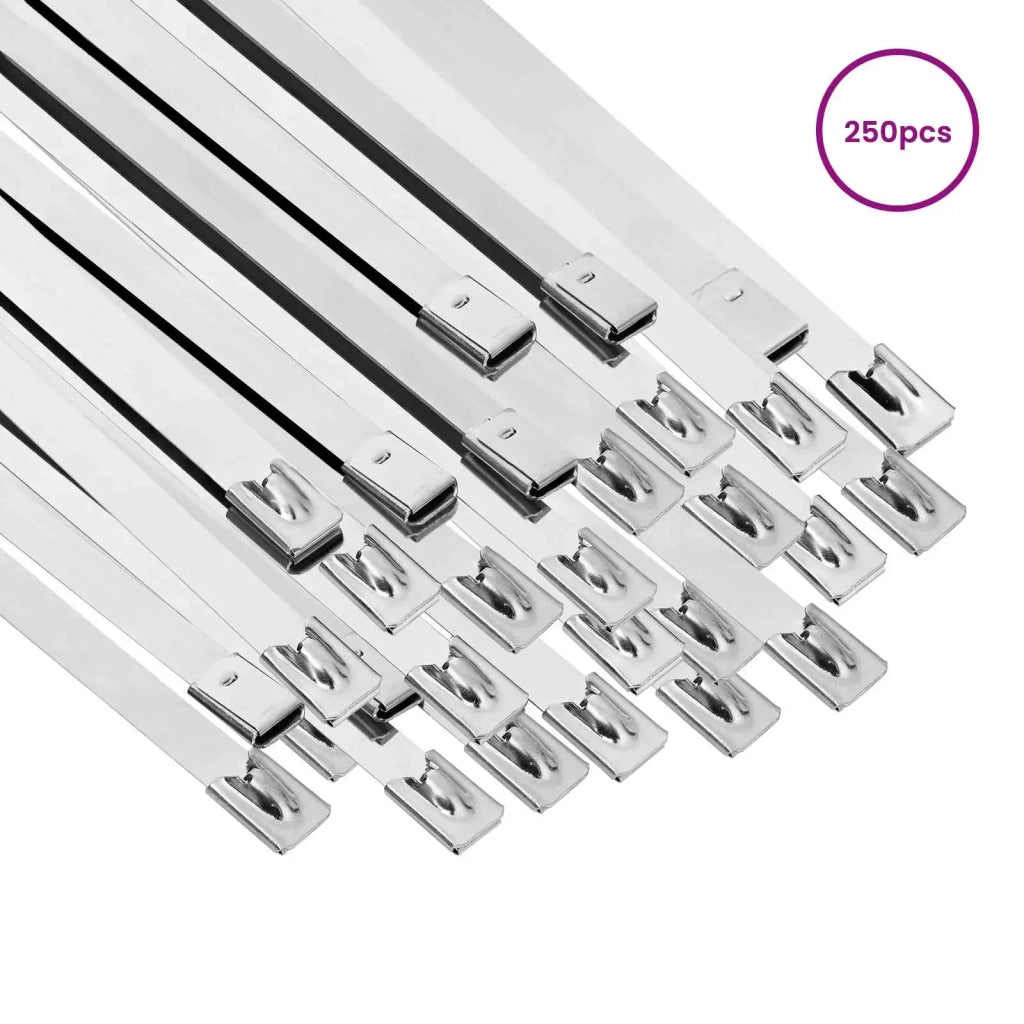 Fascetta per Cavi 250 pz 7,9 x 700 mm Argento 42029419