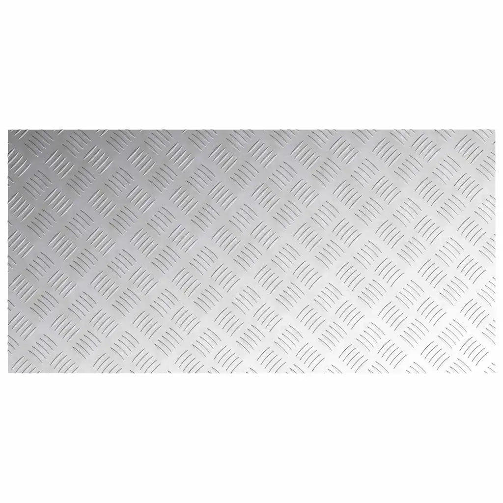Gradini per Scale 4 pcs Argento 100 x 50 cm Alluminio 4104366