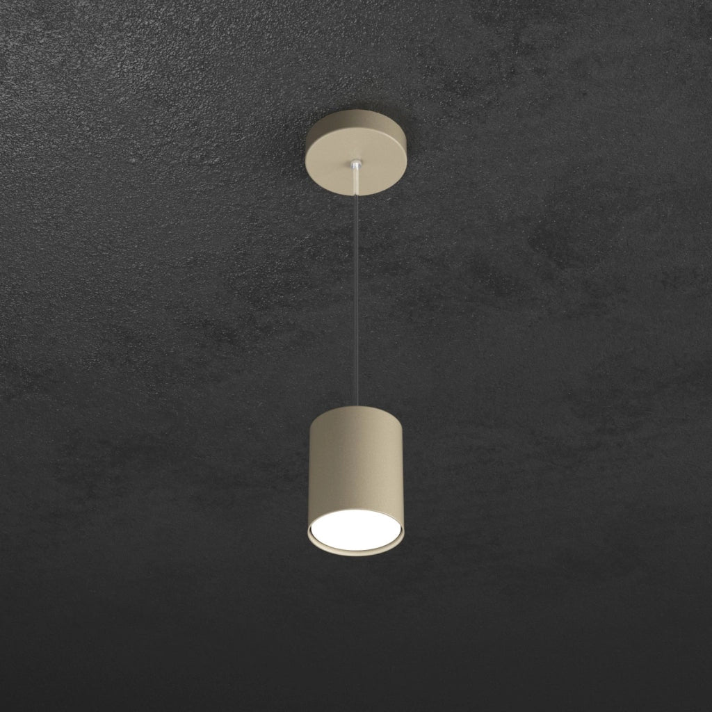 SHAPE SOSPENSIONE TUBO H.10 1 LUCE SABBIA 1143-S10-SA