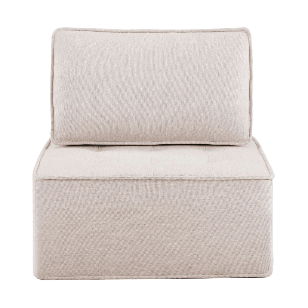 Divano singolo - Zephmum- Piccolo set di seduta, poltrona, pouf