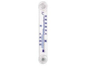 TERMOMETRO IN PLASTICA PER FINESTRA ESTERNO CON VENTOSE- - mm.210x28 - 2 pezzi MOLLETHERM