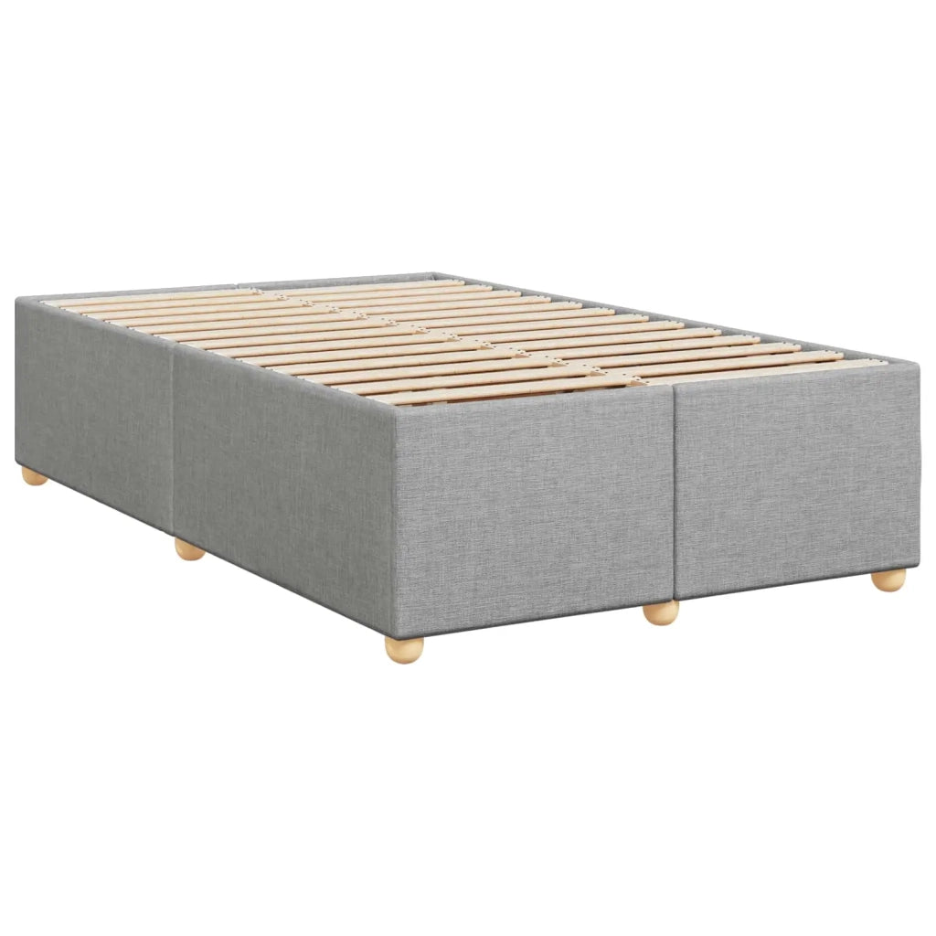 Letto box spring con materasso Grigio Chiaro 120 x 200 cm 3455315