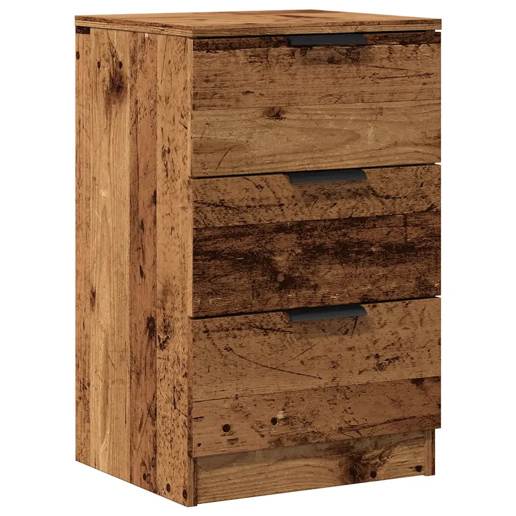 Comodino Legno Vecchio 40x36x65 cm in Legno Multistrato 856932