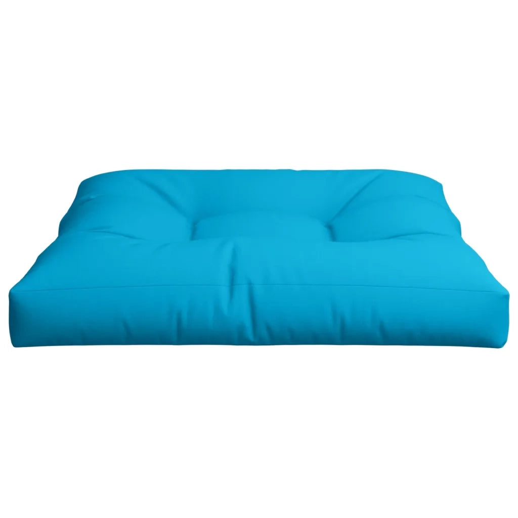 Cuscino per Pallet Blu 80x80x12 cm in Tessuto 360495