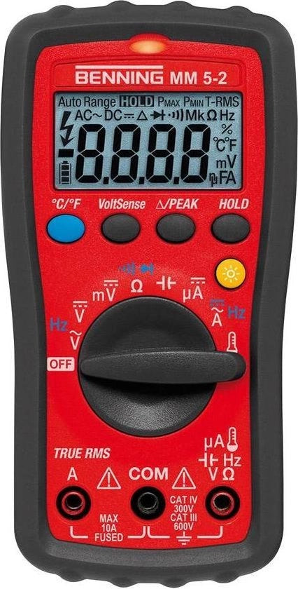 Multimetro MM 5-2 0,1 mV-600 V AC/DC - 44071