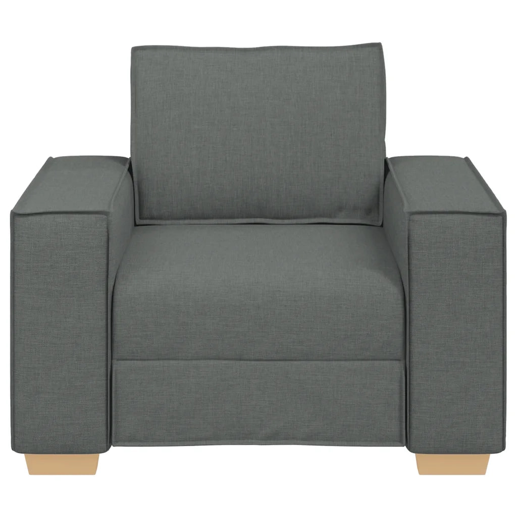 Poltrona Divano Grigio Scuro 100x78x84 cm Tessuto 4104961