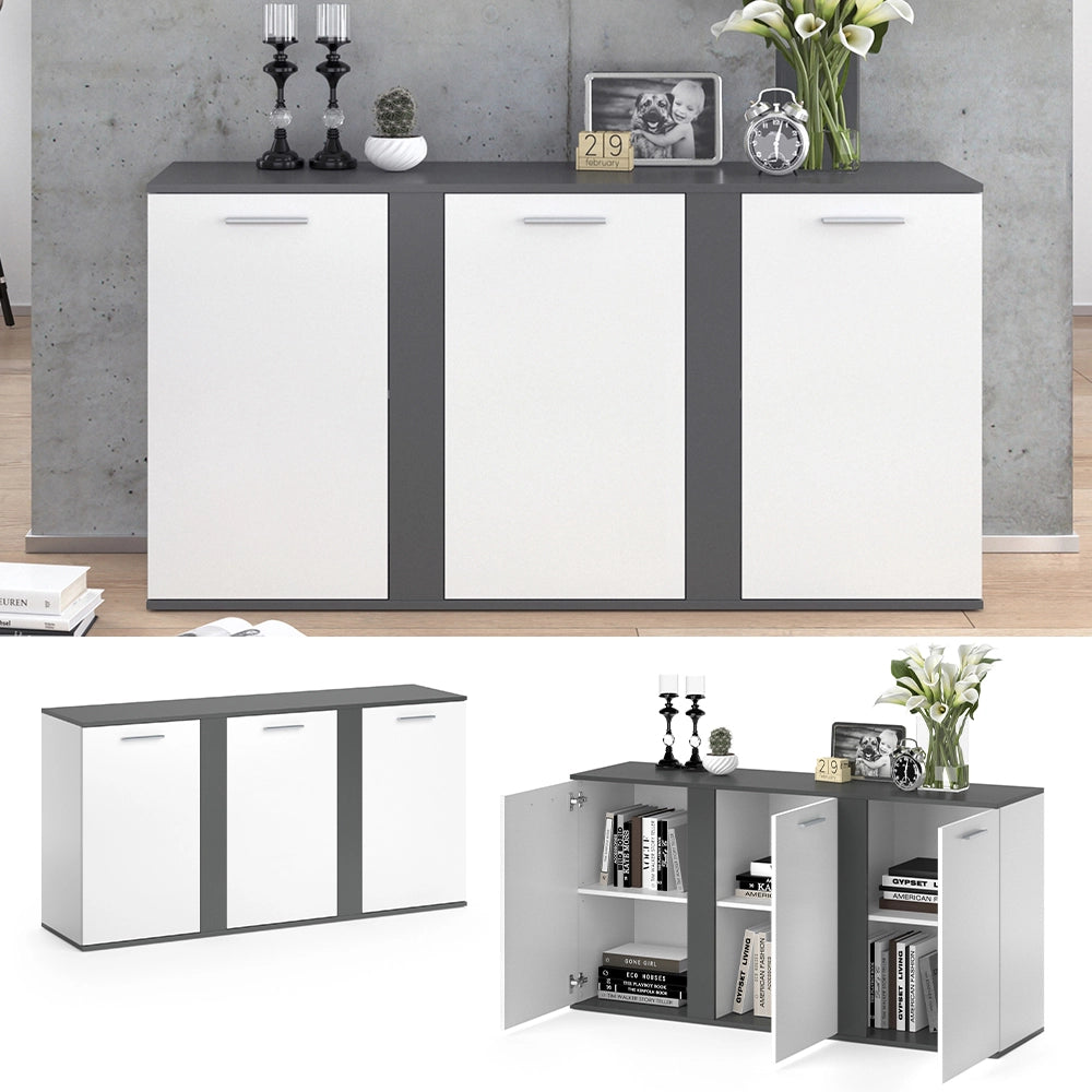 Vicco Credenza Antracite 40 x 80 cm con ante