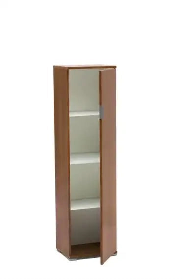 Porta scope un'anta noce almendra già montato L40 H151 P33