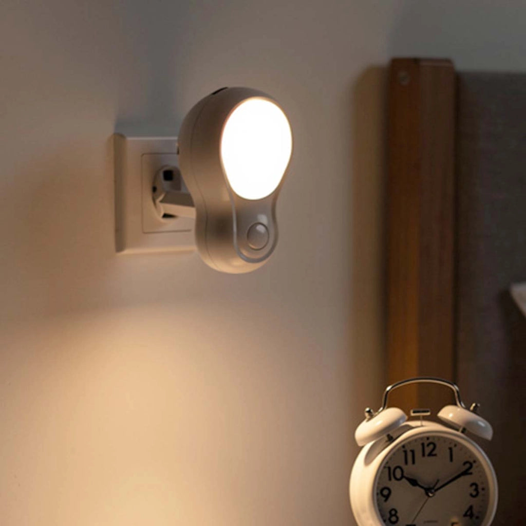 Lampada da comodino a LED da collegare con interruttore e luce soffusa Bianco Avizar