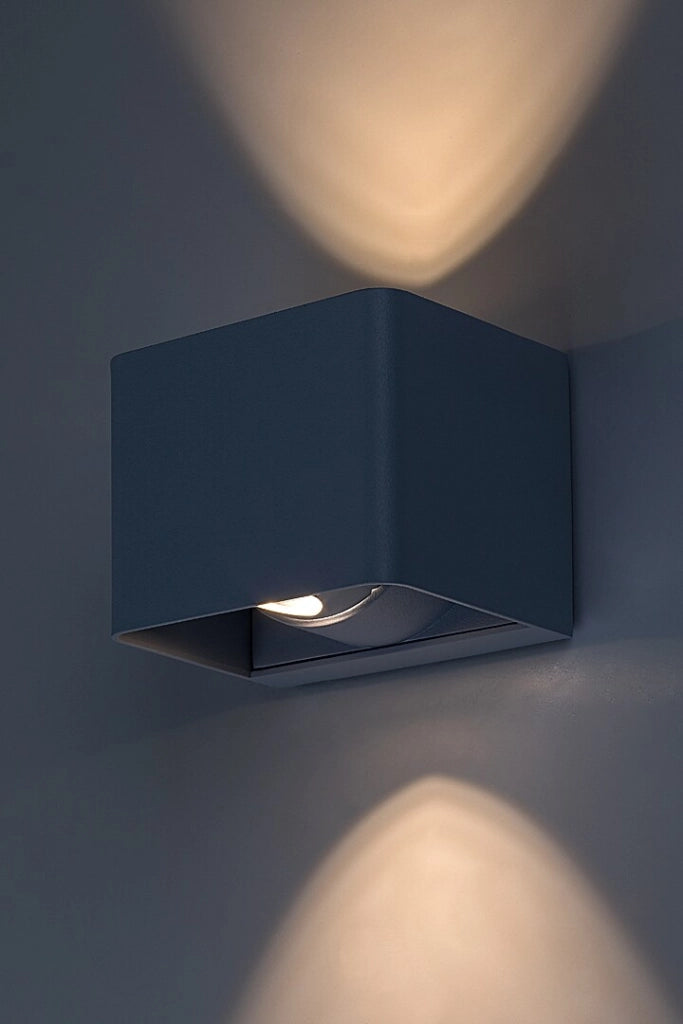 Applique esterna moderna grigia LED 10W IP54 Hallstatt Rabalux