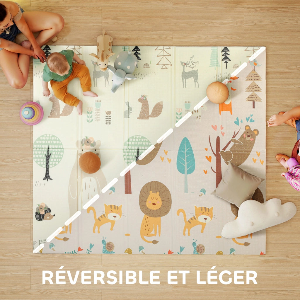 Tapis de jeu per bambini ¨C Minimal ¨C 196x176x1.5 cm multicolore