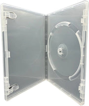 Scatole per DVD 25 pezzi - Coperture trasparenti - 14mm - Alta qualità - Sistema di contenimento - Copertura in plastica esterna