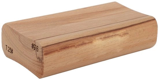 Blocco Spazzolatore con Acciaio - Lunga Durata - Materiale di Quercia - Superficie Liscia - Facile da Utilizzare - Strumento per Spazzolare