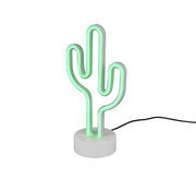 Lampada Tavolo Scrivania Giovanile Moderna Led Verde Cactus GD Trio