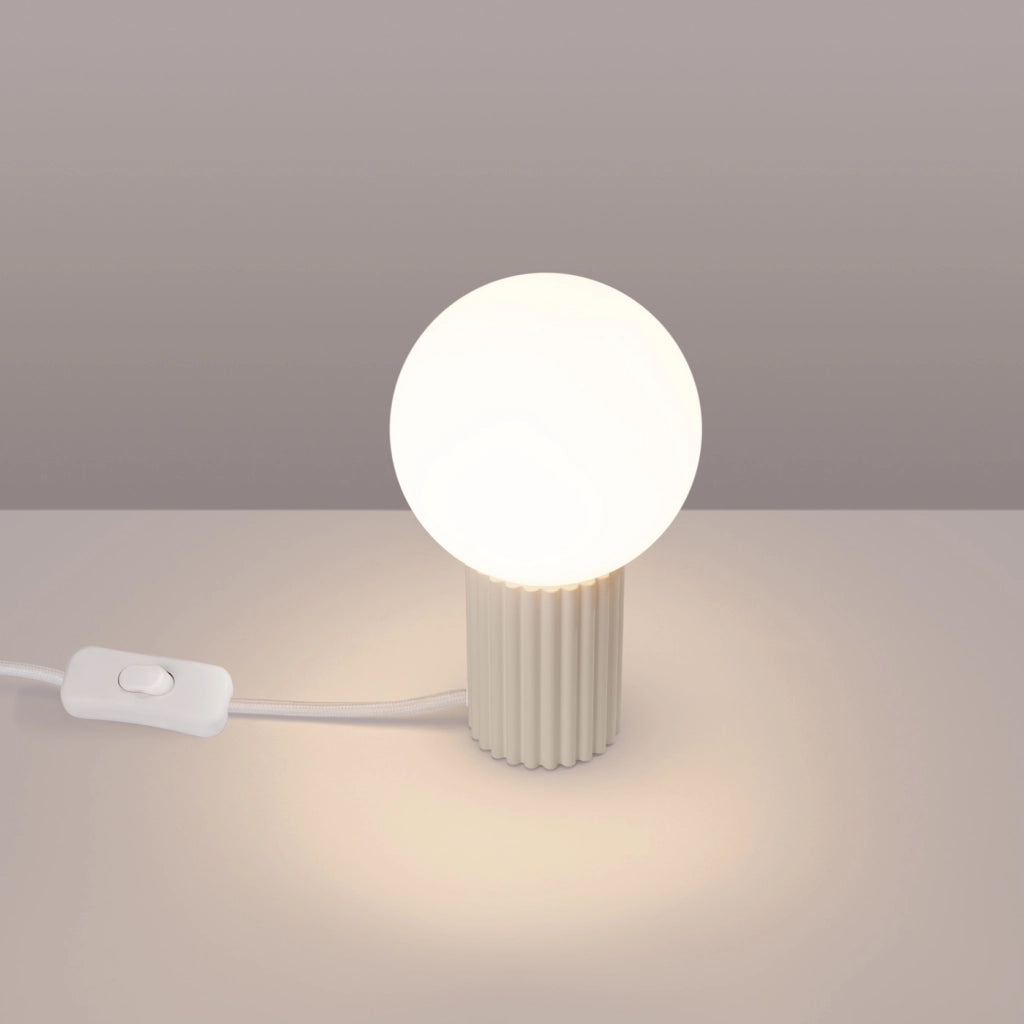 Lampada da tavolo HALO beige