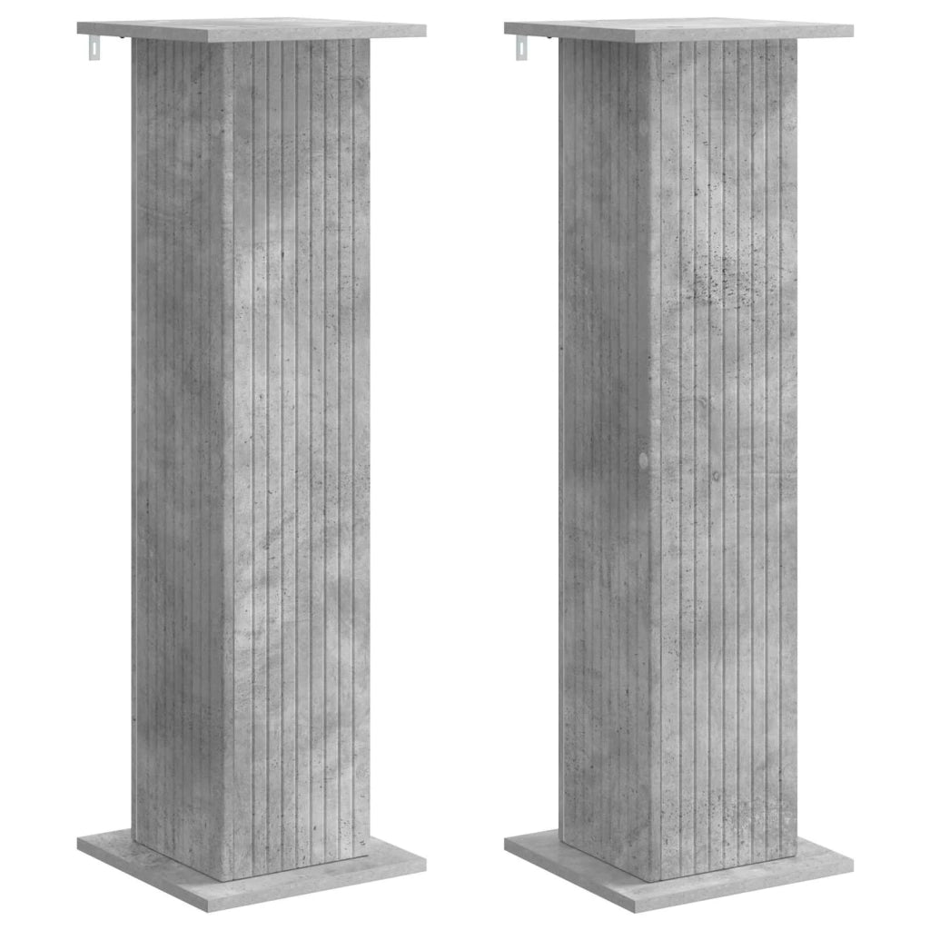 Supporto per piante 2 pcs Grigio Cemento 30,5 x 30 x 100,5 cm 899751