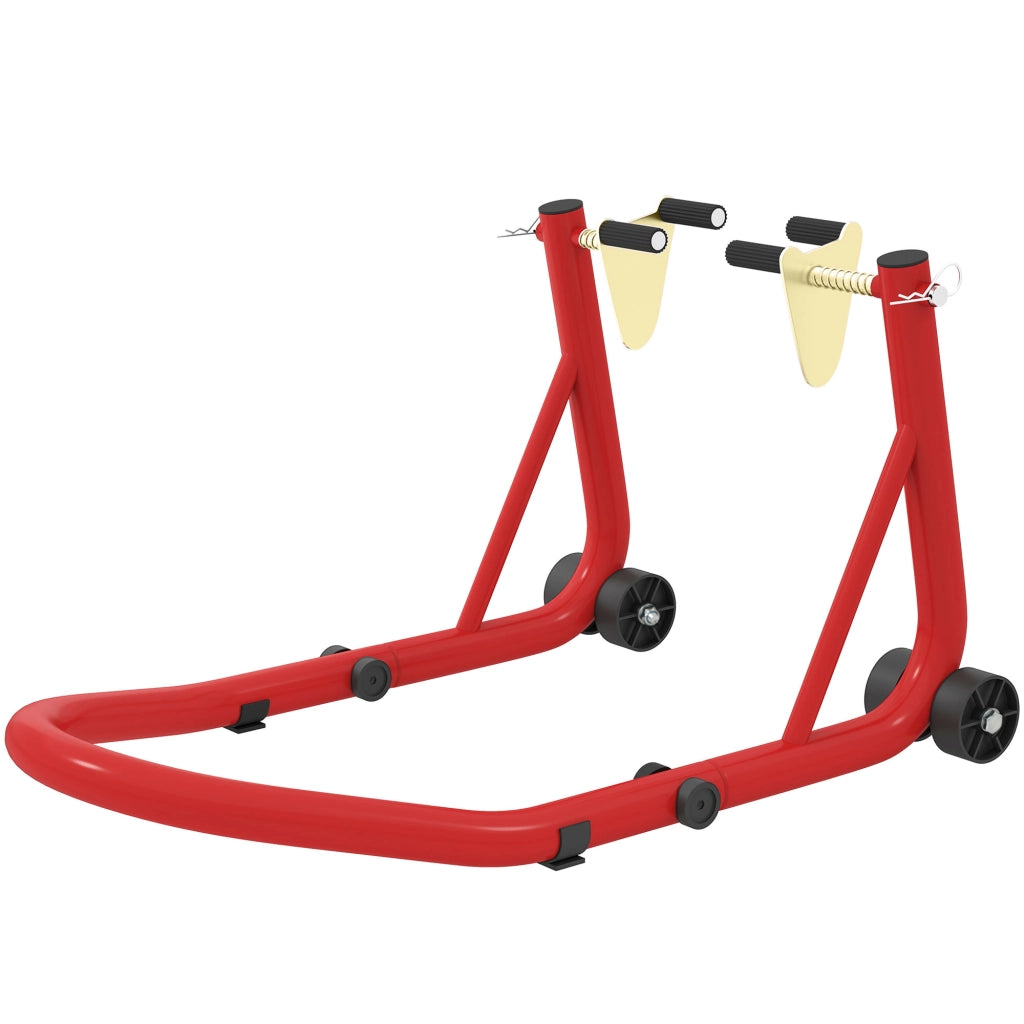 Cavalletto Anteriore Moto ¨C Xylo ¨C Supporto Sollevamento Acciaio Rosso 544kg