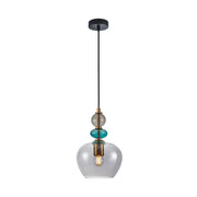Lampada a sospensione Busco Italux vetro multicolore E27