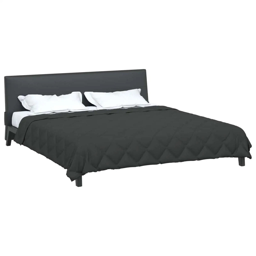 Duvet Estivo Antracite 220 x 200 cm Microfibra 42025412