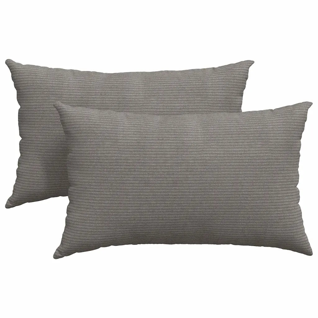 Cuscini da Divano 2 pz | Cuscini per sedie Grigio chiaro 50 x 30 cm