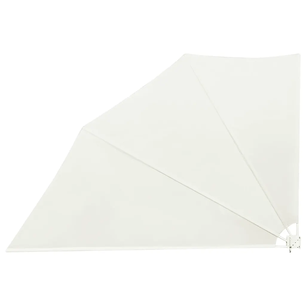 Tenda Laterale per Balcone Pieghevole Crema 160x240 cm 41577