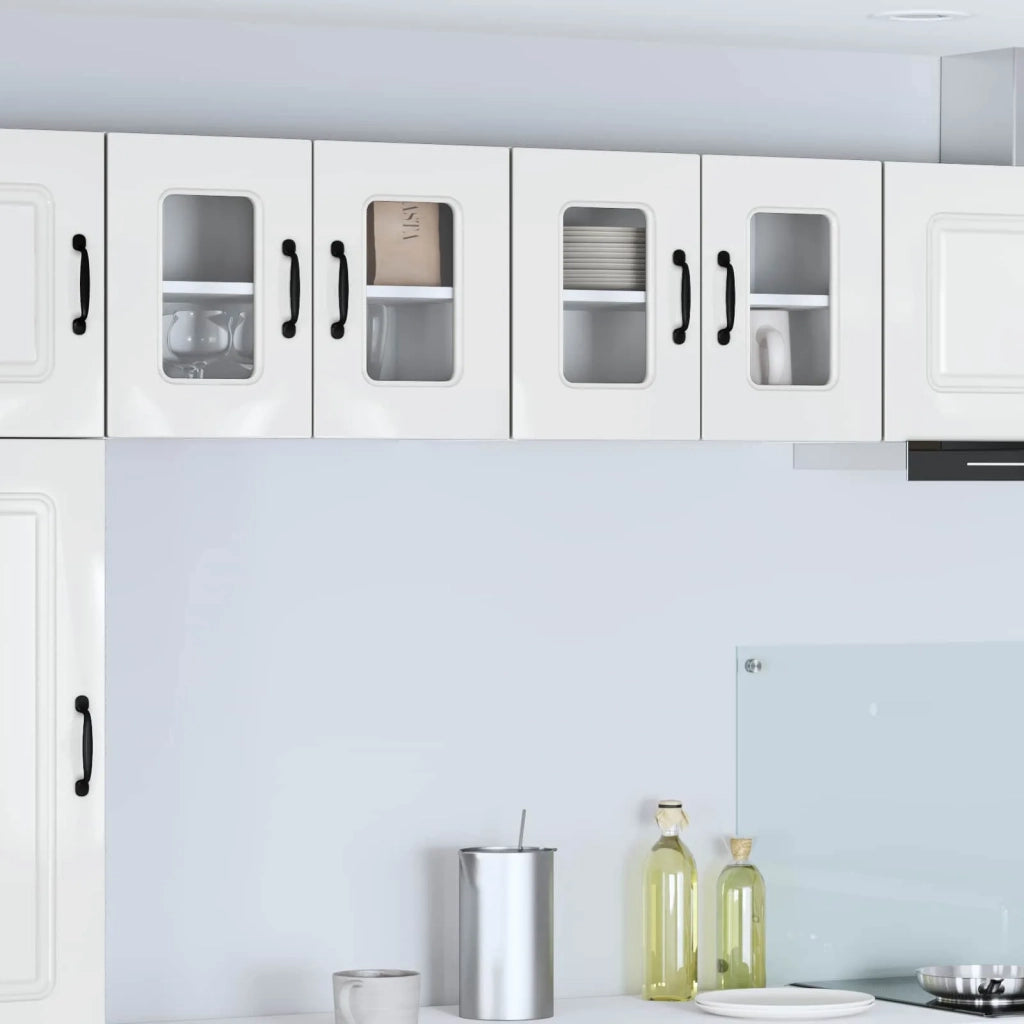 Mobile da cucina con lo scaffale-Armadio da cucina Bianco Lucido 60 x 31 x 40 cm 360499