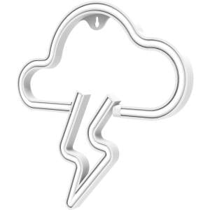 Muitomas Lampada Led Neon Cloud Type-C Bianco