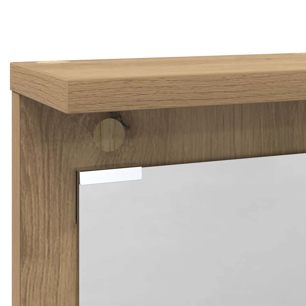 Appendiabiti a muro rovere artigianale 84 x 10 x 80 cm CFW3294394