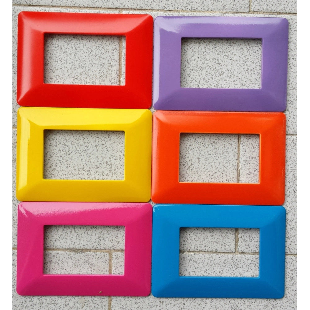 Trade Shop - Placchette Placche In Abs Per Serie Matix Bticino Compatibile 3 4 6 Moduli Color - Rame -3 Fori     -