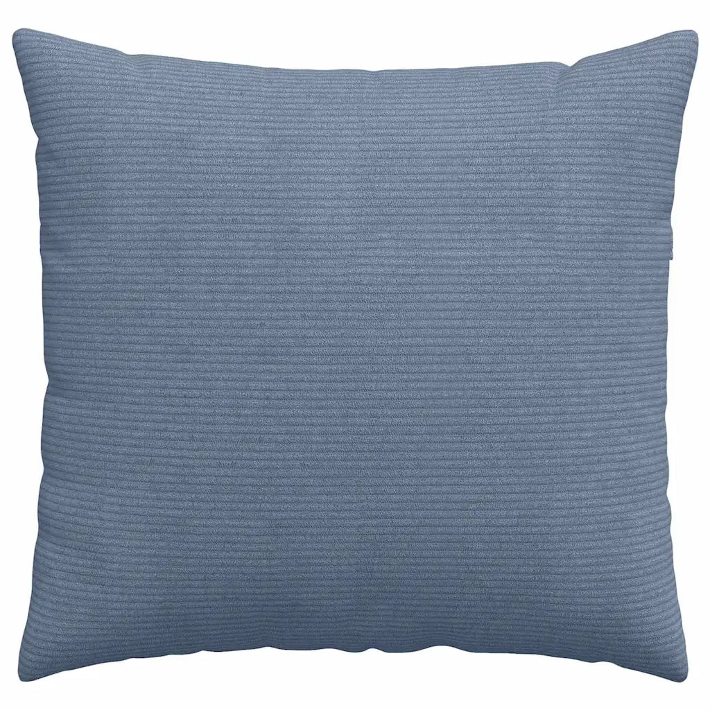 Cuscini da Divano 2 pz-Set di 2 Cuscini per Sofa Blu 50 x 50 cm Tessuto in Cords 871913