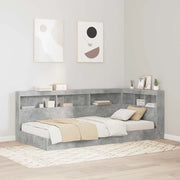 Testata contenitore Grigio cemento 90 cm Legno multistrato 3335456