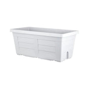 FIORIERA RETTANGOLARE cm  60 x 30 x 26 - ghiaccio (senza sottovaso)  - BAMA