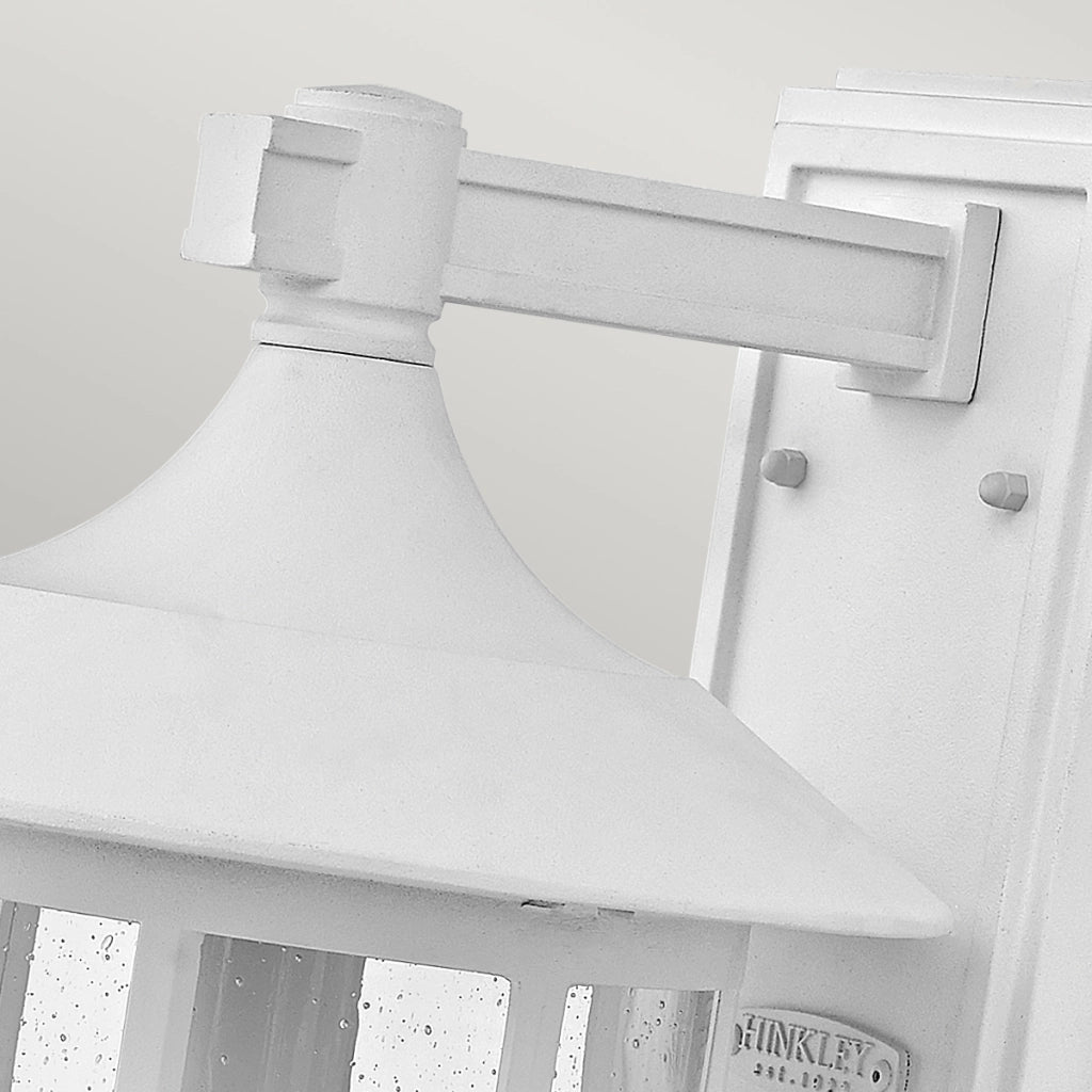 Applique da esterno retrò Freeport bianco E27 60W Hinkley